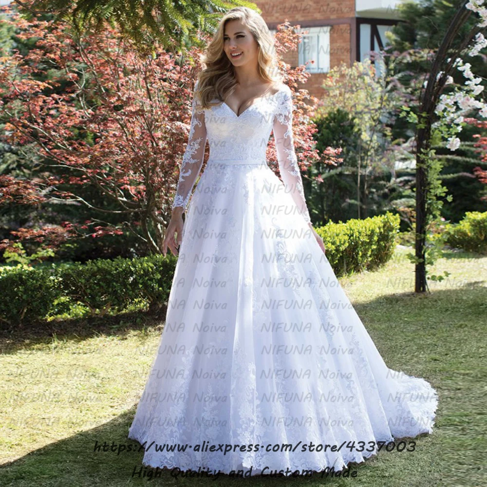 Robe de Mariage Великолепное Кружевное Свадебное платье для невесты сексуальное