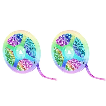 

Bluetooth LED Strip Lights 5M IP65 5050 RGB with Music for Christmas