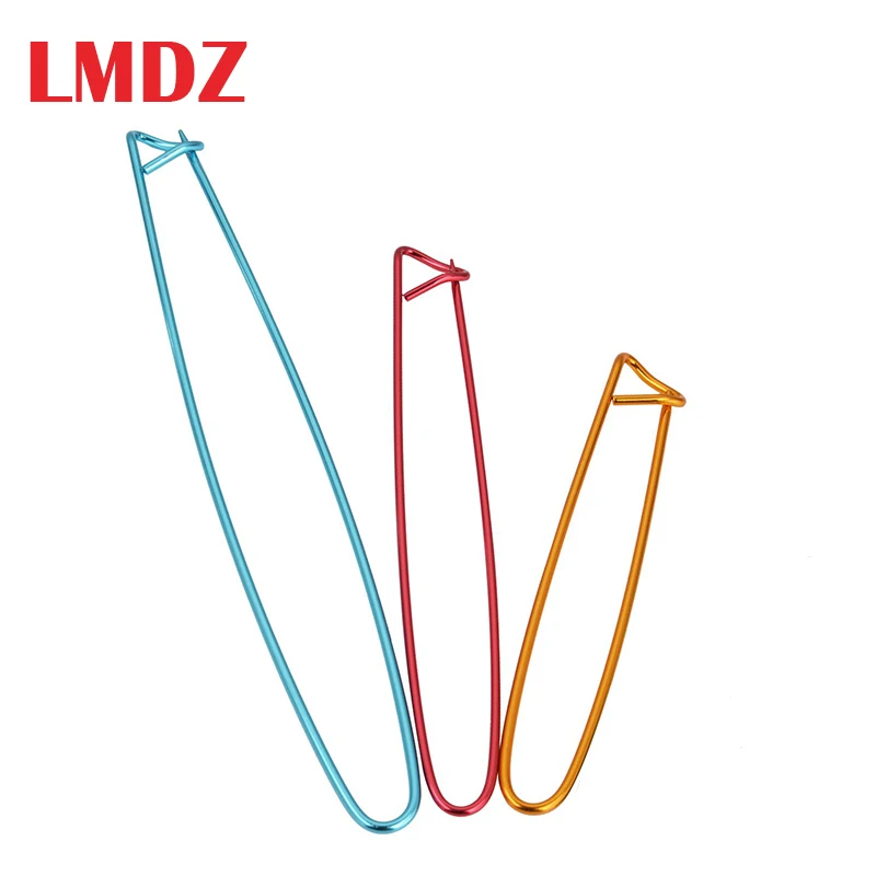 

LMDZ 3Pcs/Set Aluminum Knitting Crochet Locking Stitch holders Needle Clip Markers Holder Sewing Accessories Weaving tools