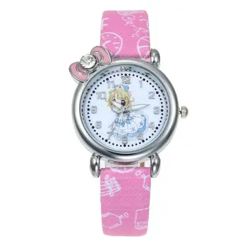 

6 Colors Children Wrist Watch New Cartoon Quartz Child Kids Watches For Girls High Quality Leather Strap Boys Clock relogio
