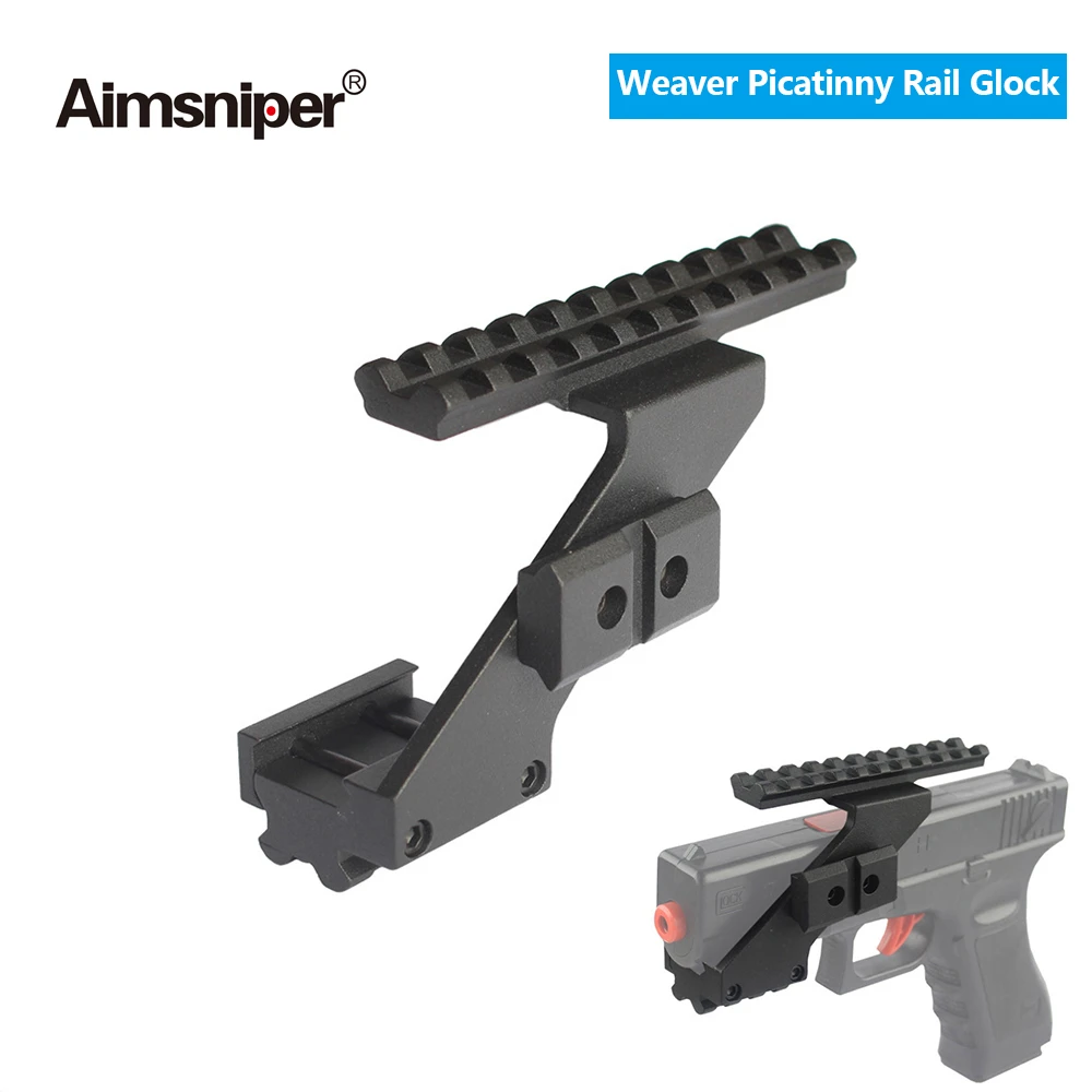 Tactical Adjustable Red Dot Laser Sight for Pistol 20mm Picatinny Rail Mount 