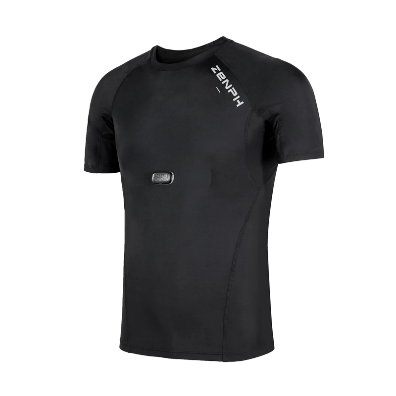  Zenph Smart Sportswear O-neck Short Eleeve Smart T-shirt High Elasticity Quick-dry Real Time Monito - 4000092908749