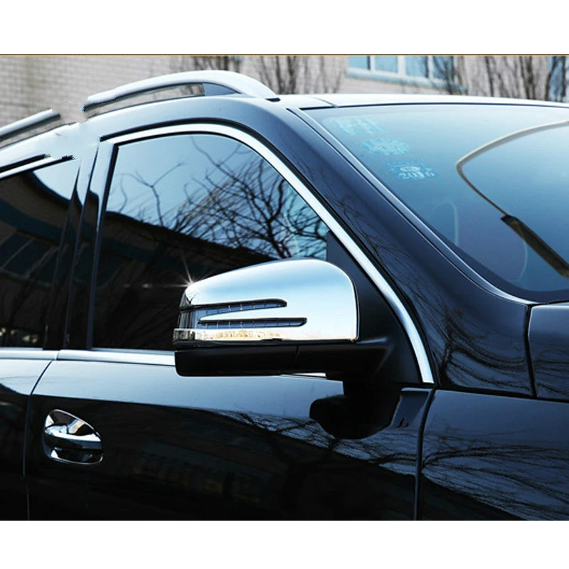 Чехол для бокового зеркала заднего вида Mercedes W166 C292 X166 GLE Wagon Coupe ML GL GLS Class Chrome