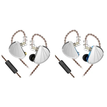 

KB EAR KB10 5BA in Ear Earphone Running Sport Technology HIFI Headset with Mic Earplug Replaceable Wire Earphone