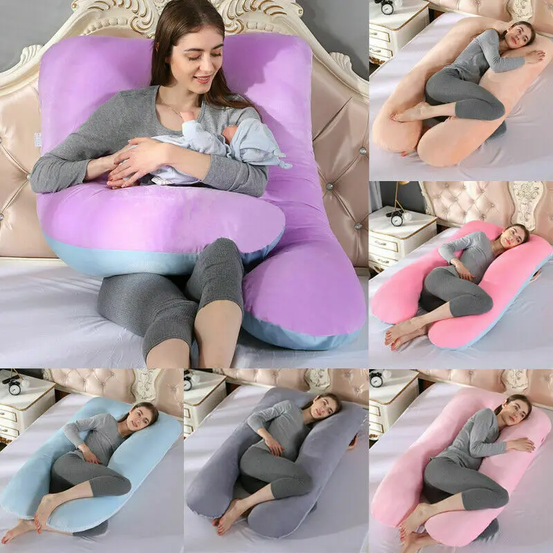 Женская u-образная Подушка для беременных, удобная съемная и моющаяся мягкая подушка, постельные принадлежности для всего тела, Подушка для беременных