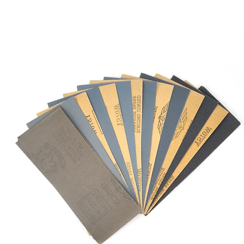 Sanding Paper / 9 * 3.6 Inch 60 7000 Sandpaper Set / Strip Sandpaper