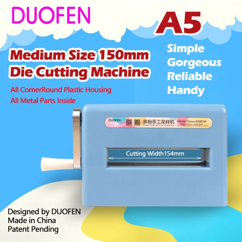 duofen-革切断機a5150mm6インチのエンボス加工機日曜大工用の切断新しいモデル2020