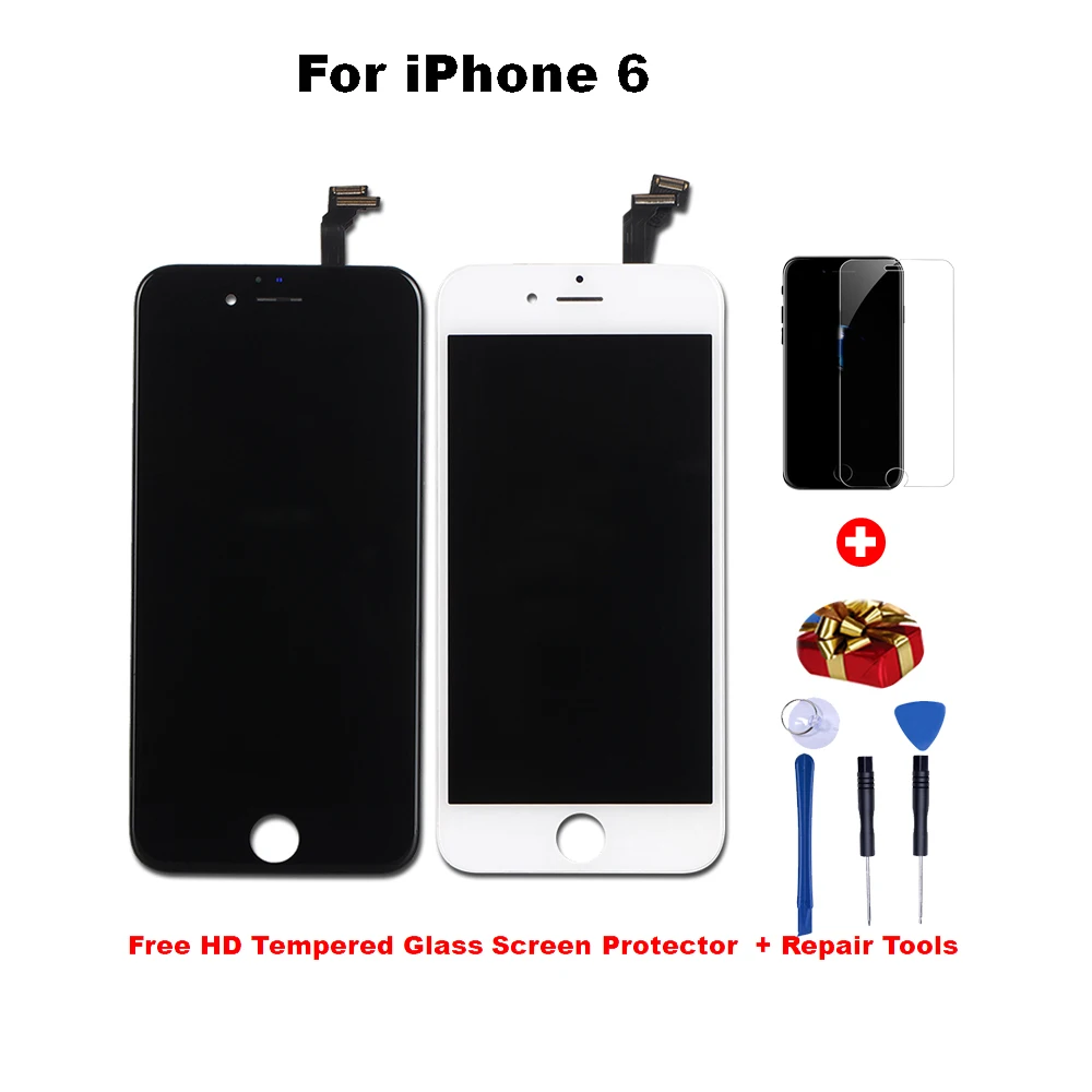 

AAA+++LCD Display For iphone 6 screen 6S 6Plus Touch Screen Replacement No Dead Pixel LCD Display Assembly iphone 6 lcd