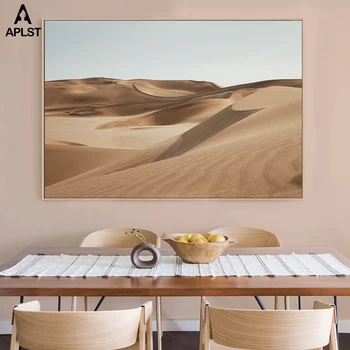

Sahara Desert Canvas Posters & Prints Landscape Print Painting Nordic Kids Nursery Home Decor Wall Art Picture for Living Room
