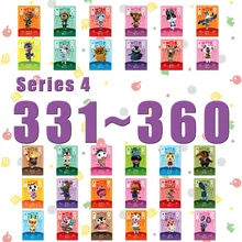 Tarjeta de cruce Animal Amiibo para juegos NS Series 4 (331 a 360)