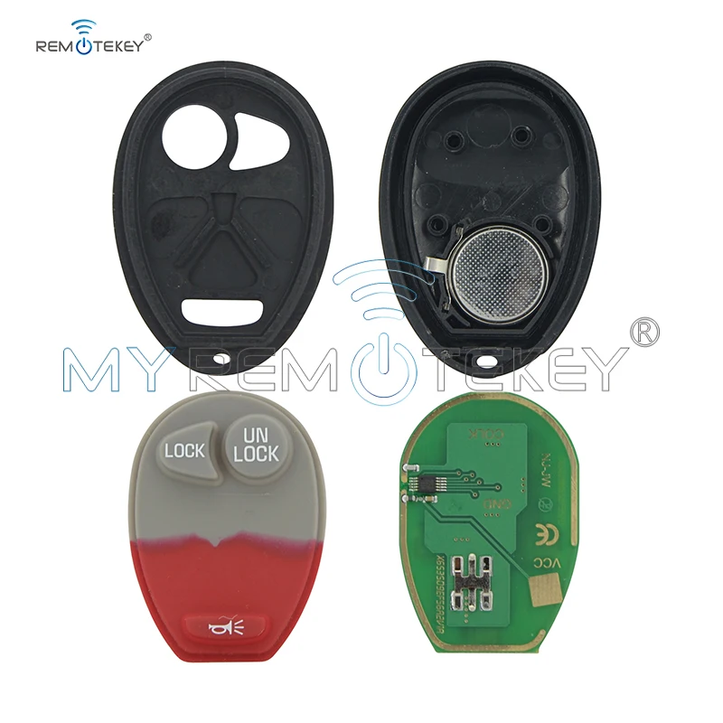 Remtekey 5 шт. дистанционный брелок L2C0007T 3 кнопки 315 МГц для Chevrolet Colorado Venture GMC Canyon Hummer H3