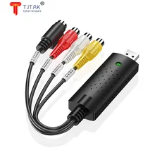 

Adaptador De Cartao Excelente Artesanato Bem Durabilidade Udio e Vid Usb2.0 Para Av Video Audio Aquisicao TV Tuner Para Gravacao
