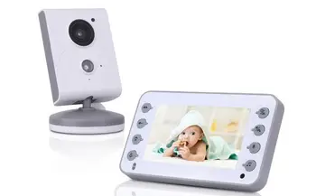 

Newest Baby Monitor,4.3 inch LCD Screen Display Infant Night Vision Camera,Two Way Audio,Temperature Sensor,ECO Mode,Lullabies