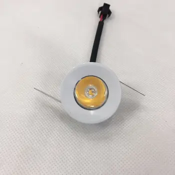 

10pcs LED Mini Downlight Under 31mm Cabinet Spot Light 1W Ceiling Recessed Lamp AC85-265V Dimmable Down lights free shipping