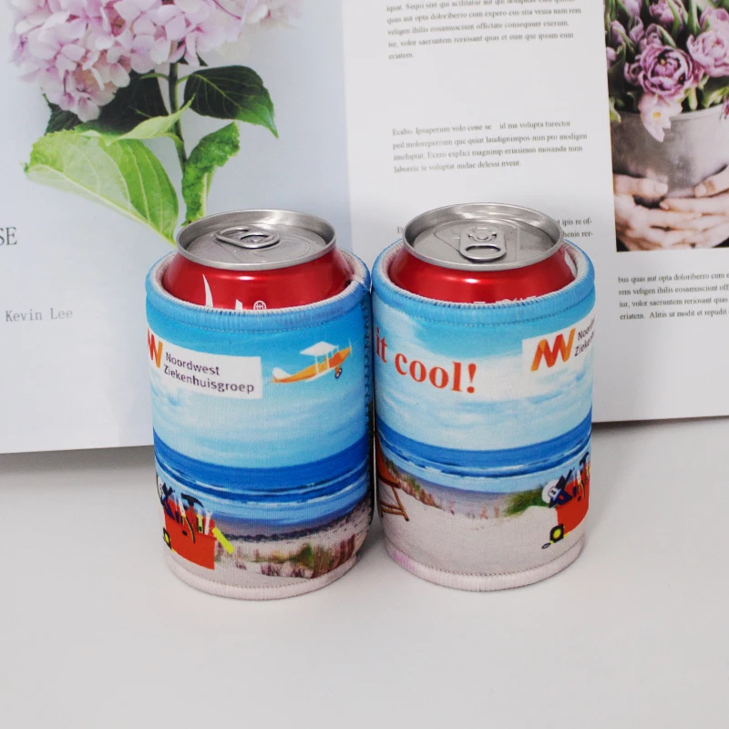 200pcs Can Cooler Sleeve Coolies Sublimation Insulated Stubbie Coolers For DIY Customizable Favors Parties Events or Wedding