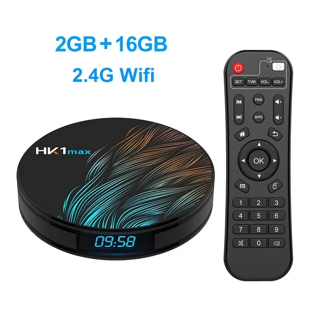 2GB 16GB-2.4G WIFI Мини Смарт ТВ-приставка Android 9,0 HK1 MAX 2,4G/5G Wifi RK3318 четырехъядерный BT4.0 телеприставка медиаплеер 4G 32G 64G 128G Google плеер - Цвет: 2GB 16GB-2.4G WIFI
