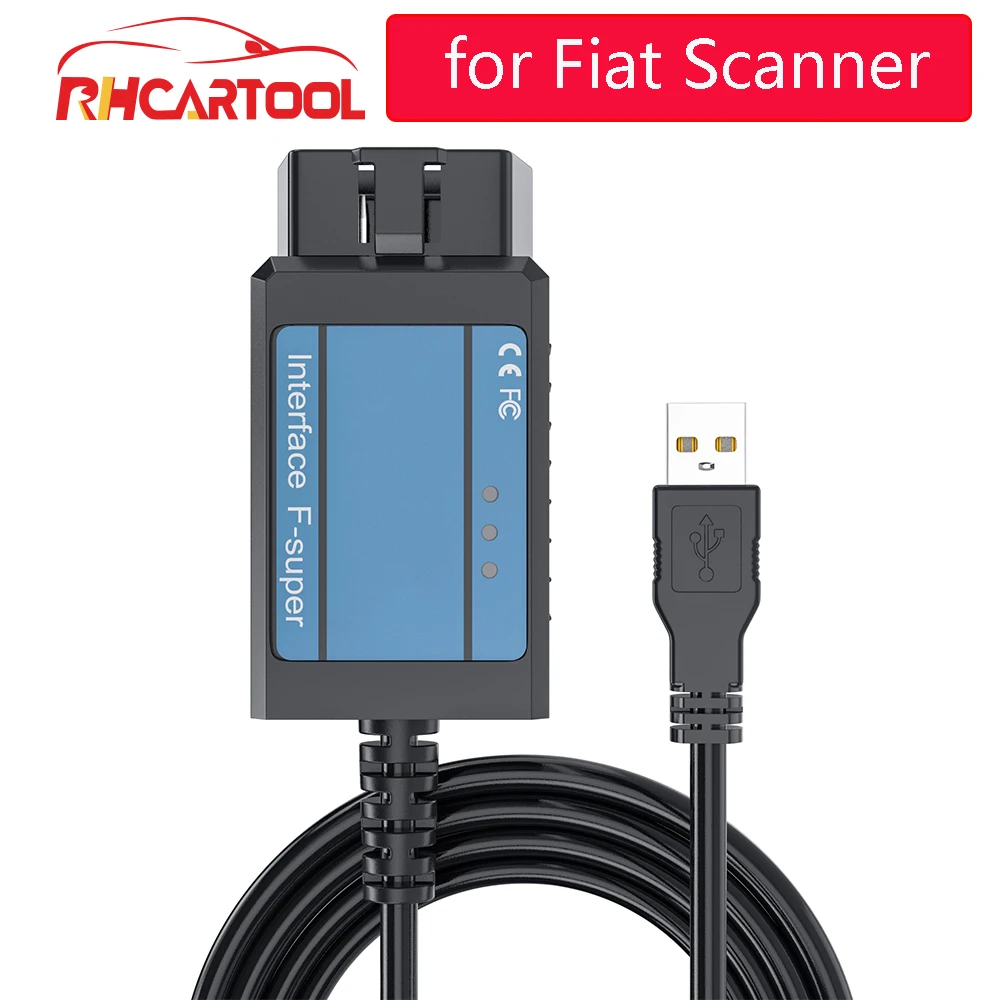 OBD2 Профессиональный сканер для Fiat Интерфейс F Super EOBD диагностический инструмент