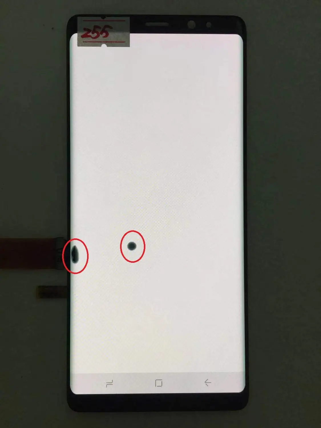С черными точками супер AMOLED с рамкой lcd для samsung Galaxy NOTE 8 lcd N950A N950U N950F N950V дисплей+ сенсорный экран в сборе - Цвет: NO.255 Black Frame