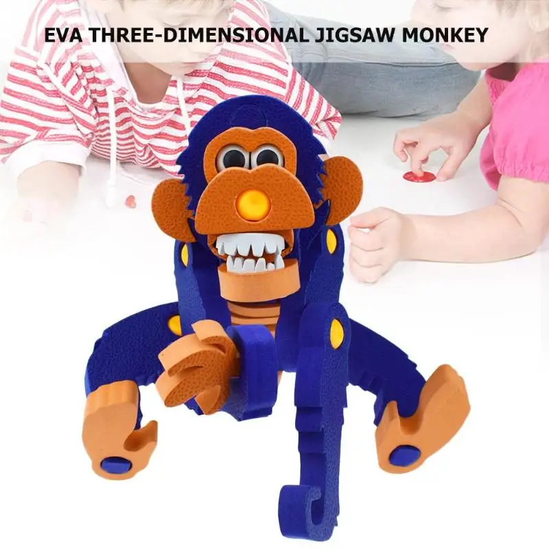 EVA 3D игра-головоломка обезьяна орангутанг модель для детей DIY собранная игрушка