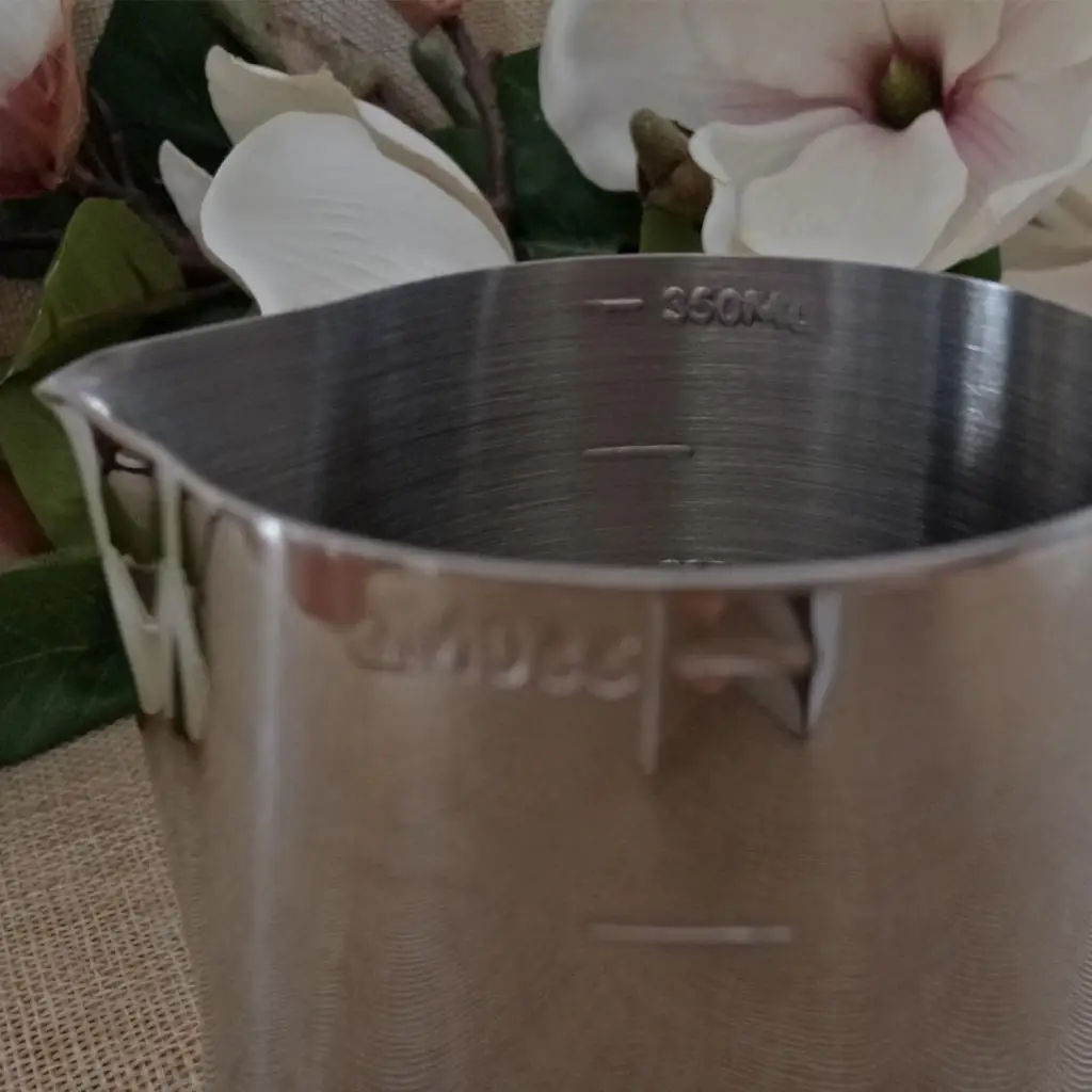 Candle Making Pitcher Frothing Pitcher Stainless Steel Milk Pitcher 350ml Perfect for Wax Milk Cream Water Juices Craft Coffee