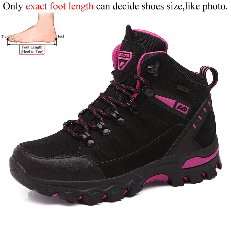 Women's Winter Outdoor Trekking Boots - Stylish Mountain Hiking Sneakers