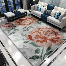 Детский фон для студийных съемок с цветущими цветами ковры Американский Пастырское страна цветочный фланель Нескользящие напольное покрытие Ванная комната кабинет Декор в гостиную коверы