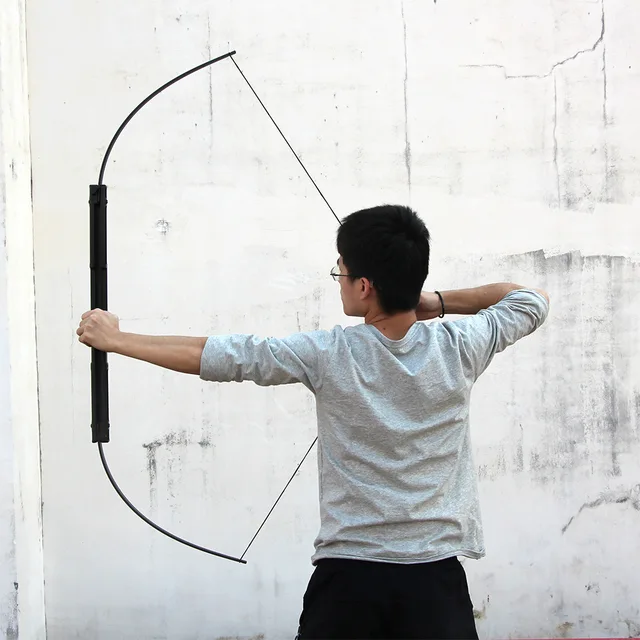  US $85.06 Folding With String Outdoor Hunting Shooting Archery Camping Training fishing 