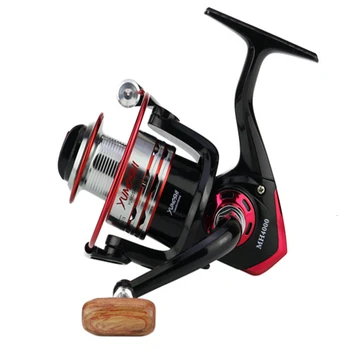 

Spinning Reel MH1000-7000 Series Feeder Fishing Wheel 11BB Metal Moulinet Casting Wood Handle Baitcasting Carp Pesca Carretilha