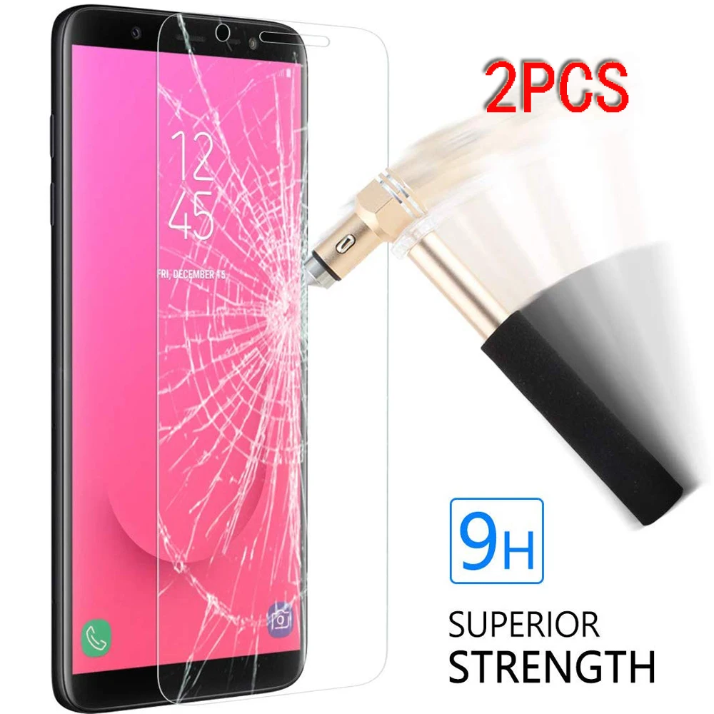 2 шт. защитное закаленное стекло для Samsung Galaxy J8 2018 J810 J810Y|Защитные стёкла и плёнки| |