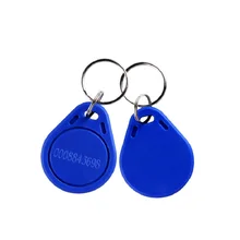 1 шт. только считывание RFID ID Ключевые карты метки брелки близость жетон доступа тег брелок 125 кГц EM4100 с кольцом