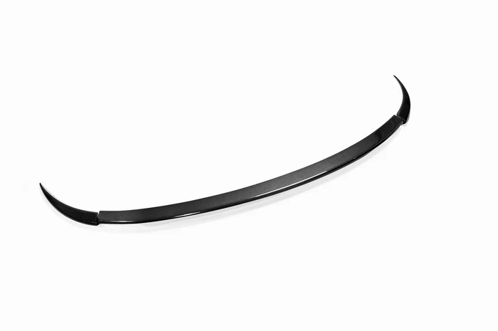 

Car-styling For Porsche Macan Carbon Fiber Middle Spoiler 3pcs Glossy Finish Rear Splitter Fibre Bootlid Wing Lip Trunk Part
