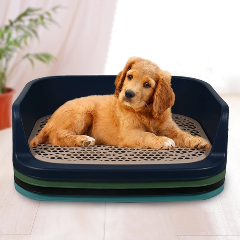Large Dog Litter Pan Dog Potty Tray Pet Training Toilet For Pet Toilet Cat Litter Cat Tray Teddy Anti-Splash Toilette