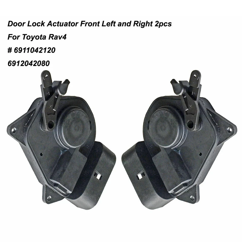 Привод замка передней левой+ правой двери для Toyota RAV4 69110-42120 69120-42080