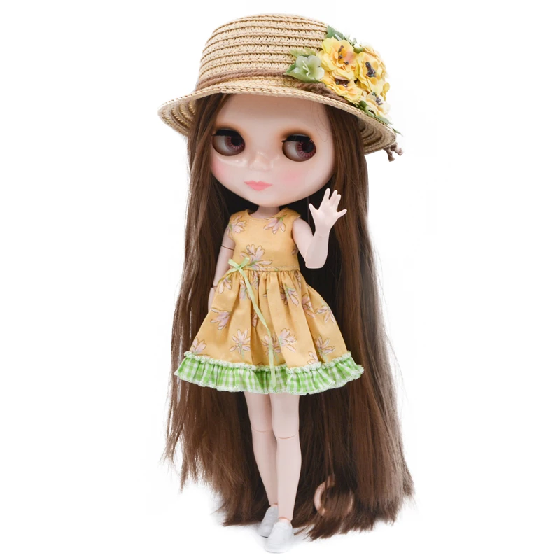 

Neo Blyth Doll NBL Customized Shiny Face,1/6 BJD Ball Jointed Doll Ob24 Doll Blyth for Girl, Toys for Children NBL13