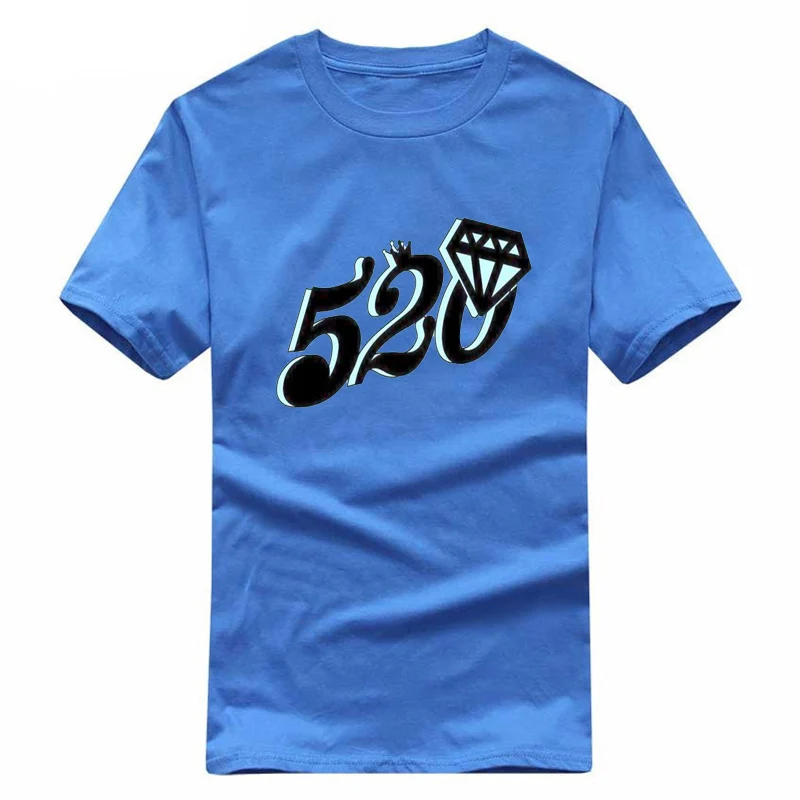 Cotton Casual Black 520 diamond LOGO Printing Men's T-shirt Top Fashion Short-sleeved Men's Tshirt Shirt 2019 Hanukkah Off Whi Cotton Casual Black 520 diamond LOGO Printing Men's T-shirt Top Fashion Short-sleeved Men's Tshirt Shirt 2019 Hanukkah Off Whi