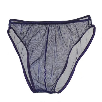 

Hot Sale Men Briefs Sexy Breathable Sexy Lingerie Man Underwear Men Briefs Gauze Mesh Nightwear G-String Thong Brief