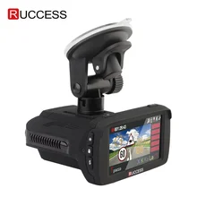 RUCCESS 2," анти автомобильный радар-детектор для России с gps полицейской радарной камерой 170 градусов Автомобильный видеорегистратор Full HD 1080P видео рекордер