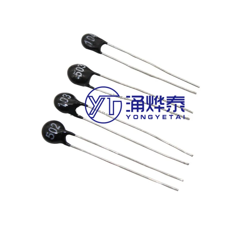 YYT 20PCS MF11-5K 10K 50K 100K 103 104 503 502 5mm black round NTC thermistor temperature minus 5% | Обустройство дома