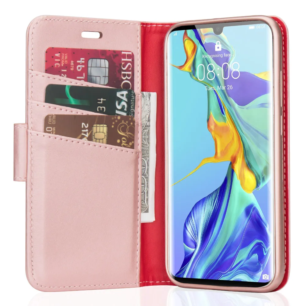 Чехол Кошелек LCHULLE для Huawei P20 Mate 20 Lite P30 Pro держатель карт карманы искусственная