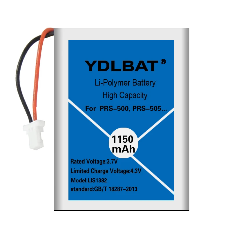 YDLBAT Топ 1150 ма-ч для sony Портативный считыватель PRS-500 PRS-500U2 PRS-505 PRS-505SC/JP PRSA-CL1 Батарея LIS1382(J