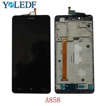 

Original 5.0'' LCD Display For Lenovo A858 A858T LCD Touch Screen Panel Digitizer Pantalla Replacement Parts+free Repair Tools