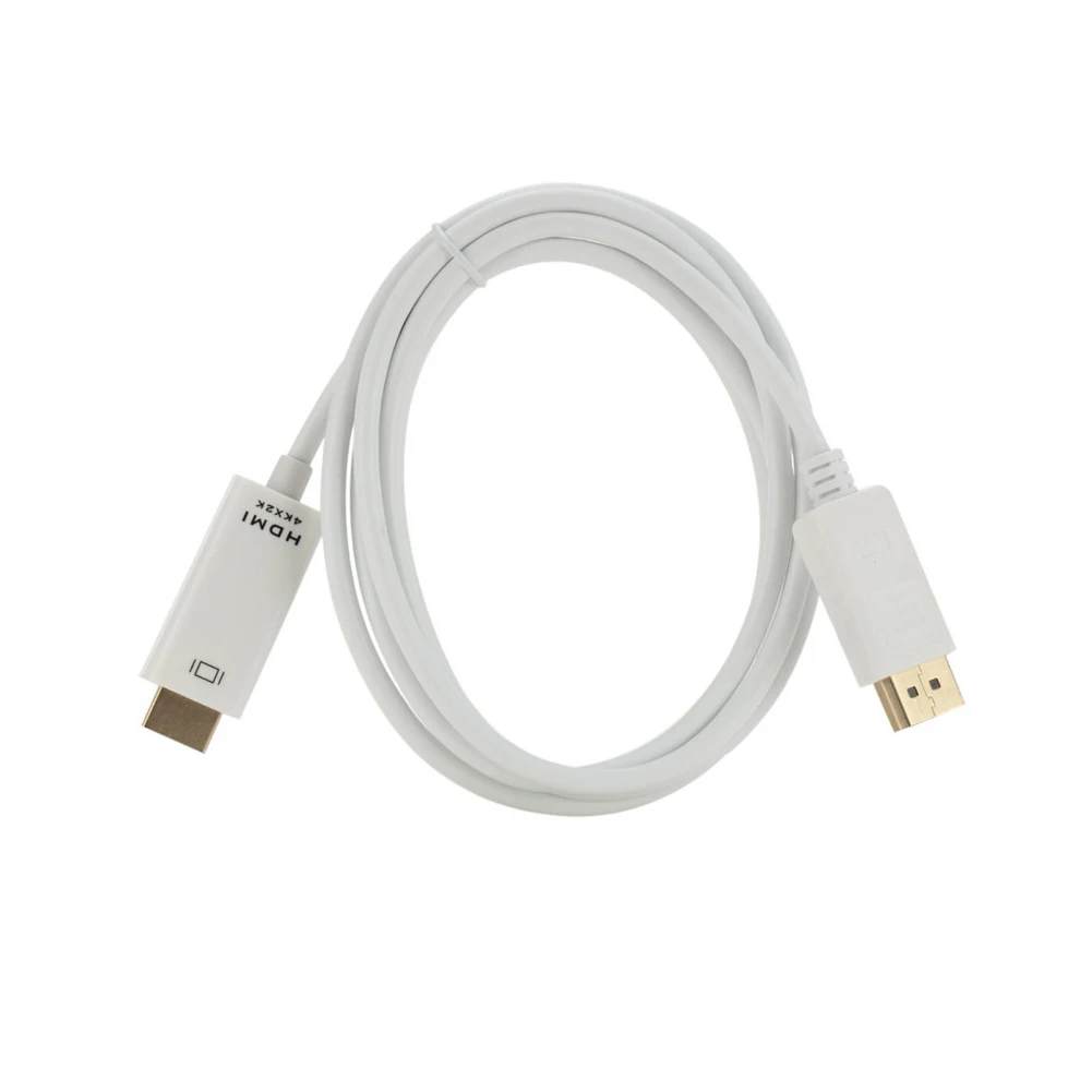Дисплей порт к HDMI кабель адаптер стабильный Компьютерные аксессуары ноутбук ПК Быстрый HD ПВХ видео дисплей 4K 1080P