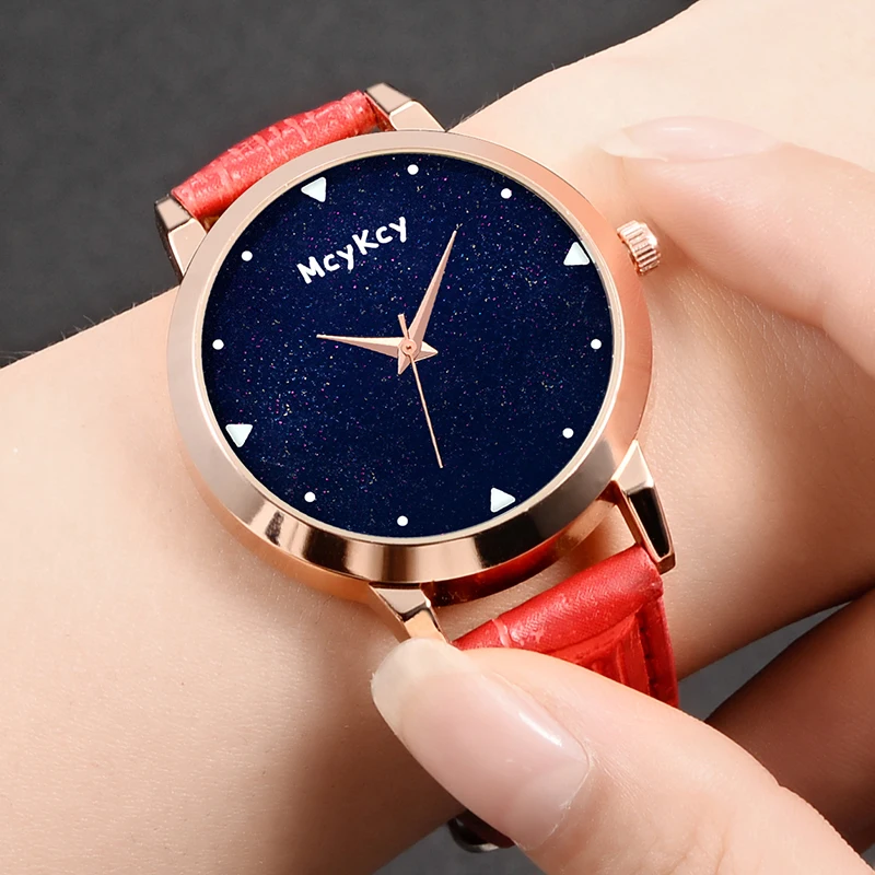 

Fashion Starry Sky Women Watch Bracelet Watch Ladies Quartz Wrist Watch Casual Leather Female Clock reloj mujer relogio feminino