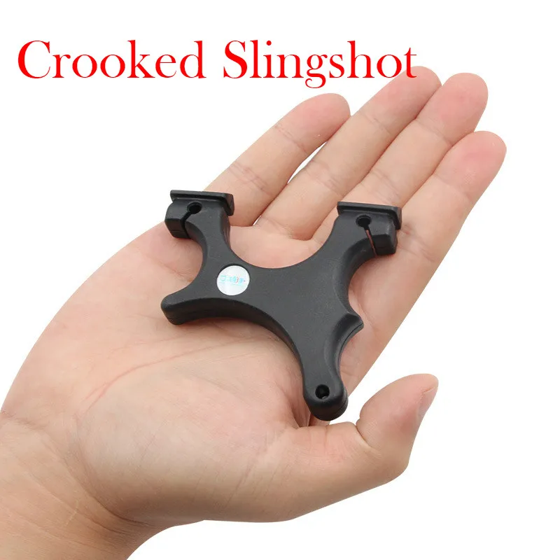 

Pocket Shooter Slingshot High-Precision Tie-Free Small Crooked Handle Catapult Throat Lock Shooting Bow Outdoor Crossbow