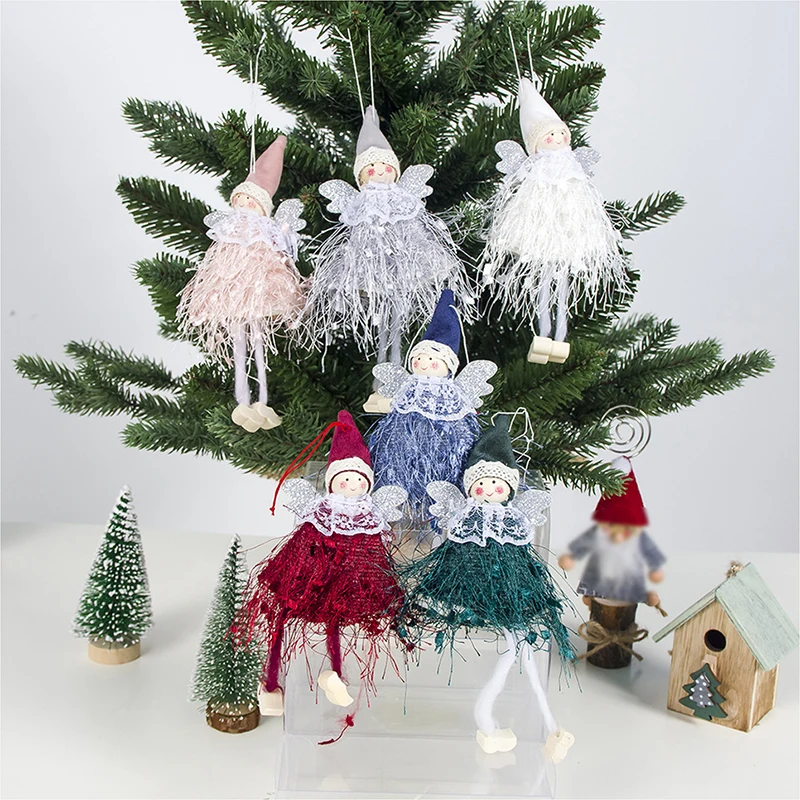 Милый Ангел кукла Рождественская елка украшения Рождественские украшения для дома Рождественская игрушка орнамент Новогодний Декор Navidad
