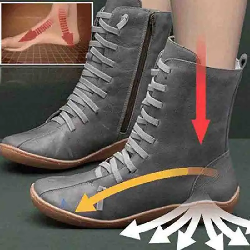 

2019 shoes woman Outdoors Fashion Causal Boot Breathable Comfortable Round Toe Platform Female Shoes zapatos de mujer
