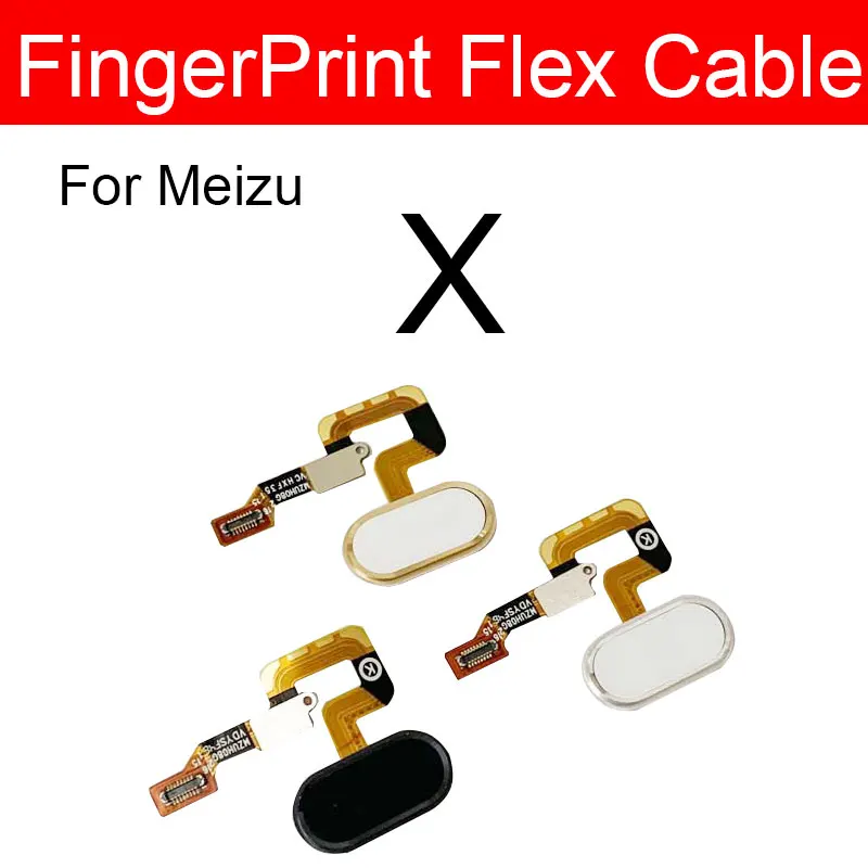 

Home Button Fingerprint Flex Cable For Meizu Meilan Blue Charm M3x X Return Touch Button Flex Ribbon Cable Replacement Repair