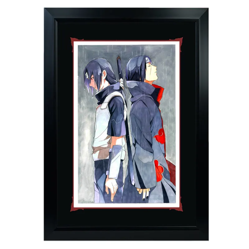 

Anime ONE PIECE NARUTO Gaara Uzumaki Naruto 3D Gradient Colorful Stereo Flash Colorful Art Painting Collect Morden Toy M3228