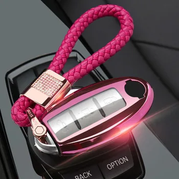 

Hot sale TPU Car Key Case Set Cover For Nissan Murano March Geniss Tiida Livina Sylphy Sunny Almera Skyline Keychain Ring Holder