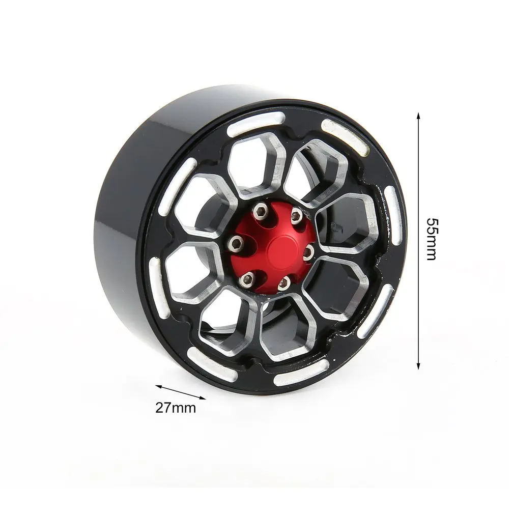 1 пара/2 пары сплав 1,9 ЧПУ Beadlock колеса диски для 1/10 RC Гусеничный осевой SCX10 SCX10 II 90046 Traxxas TRX4 D90 CJGLG0011
